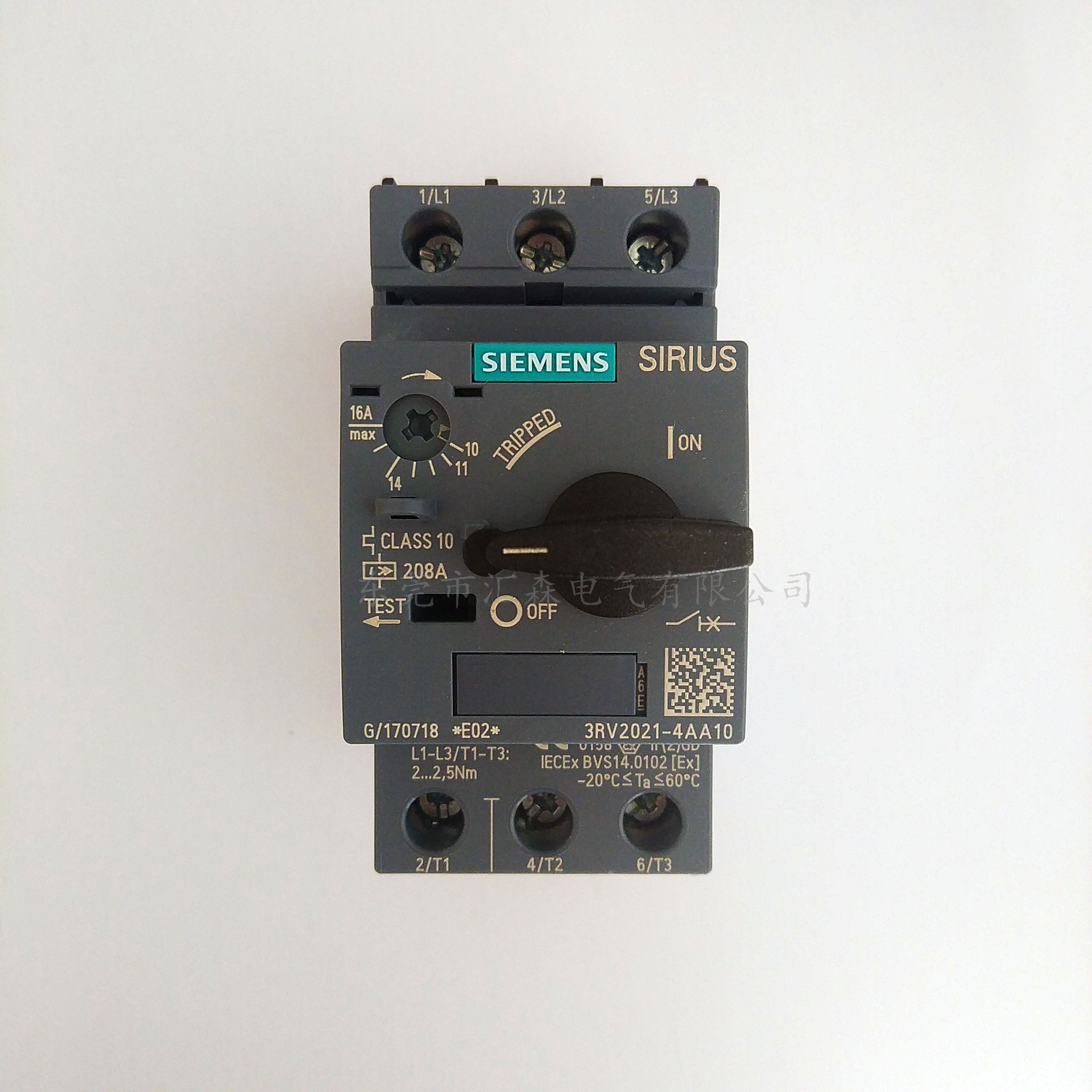 现货特价西门子3RV2021-4AA10马达保护断路器原装正品