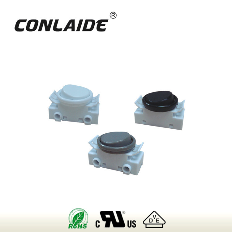 供应BELEKS照明灯饰电器用插线式指甲开关底座+盖+圆环301或KS3