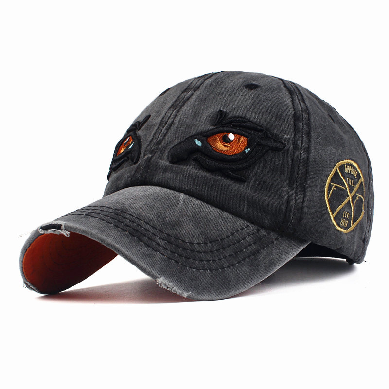 Gorra De Béisbol Lavada Gorro De Algodón Bordado Ojo De Águila display picture 22