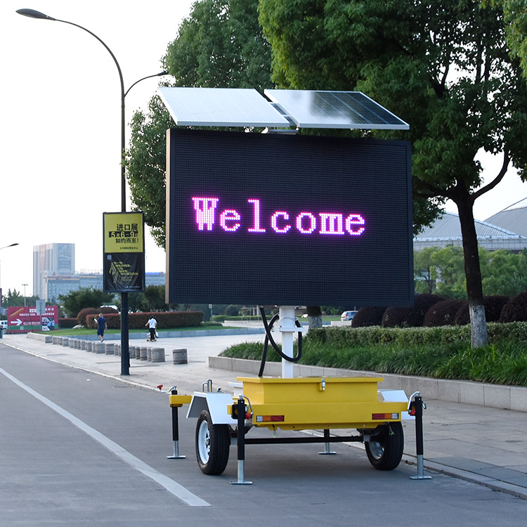 solar energy traffic information display Outdoor traffic LED Advertising screen BV Authenticate Produce enterprise