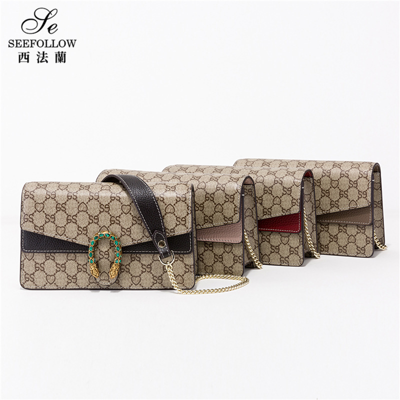 Crossbody Women's Bag New 2025 Single Shoulder Small Square Bag Korean Style Trendy Women's Bag Single Shoulder Small Bag Wholesale