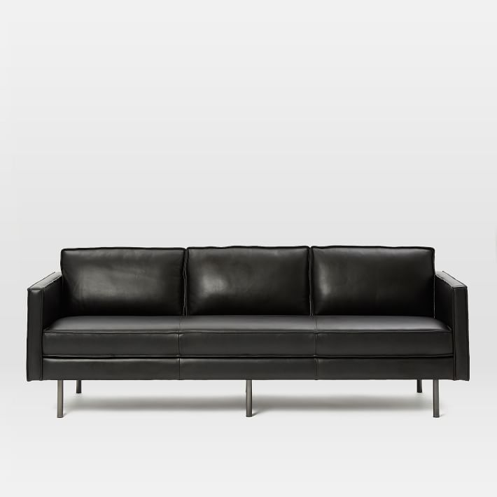 Yihaixuan nórdico sofá de cuero genuino simple moda tres pares solo salón mediano y pequeño apartamento muebles de oficina sofá