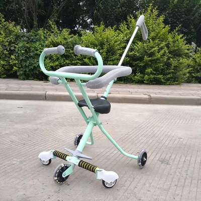 遛溜娃神器手推车五轮防侧翻简易轻便五轮儿童折叠三轮手推车童车