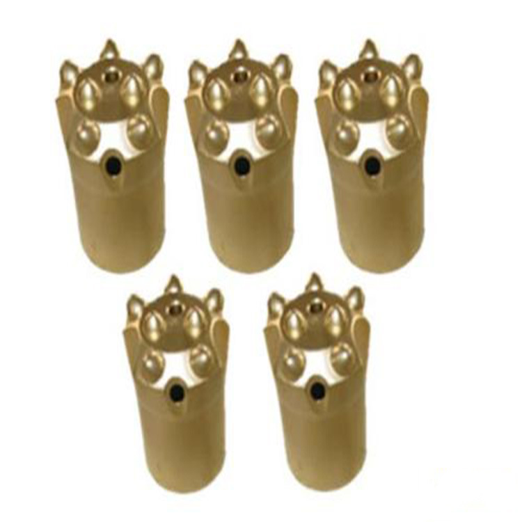 供应45mm-R32螺纹球齿钎头R32-54型 球齿内螺纹钻头钻采设备453是