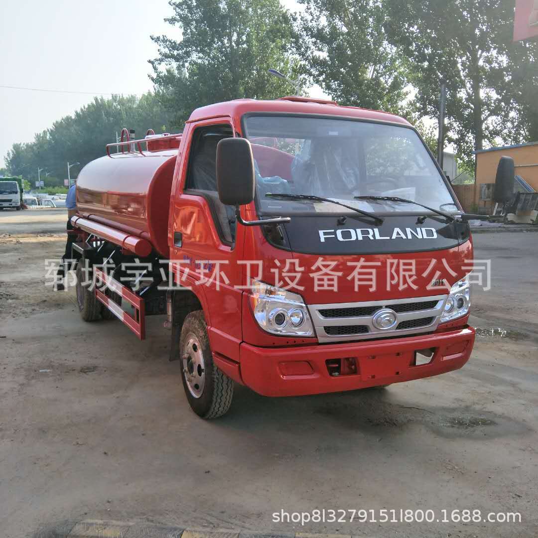 新款福田时代小卡5方绿化洒水车小型蓝牌道路养护喷洒车