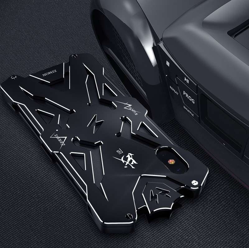 SIMON THOR Aviation Aluminum Alloy Shockproof Armor Metal Case Cover for Apple iPhone XS Max & iPhone XR & iPhone XS & iPhone X