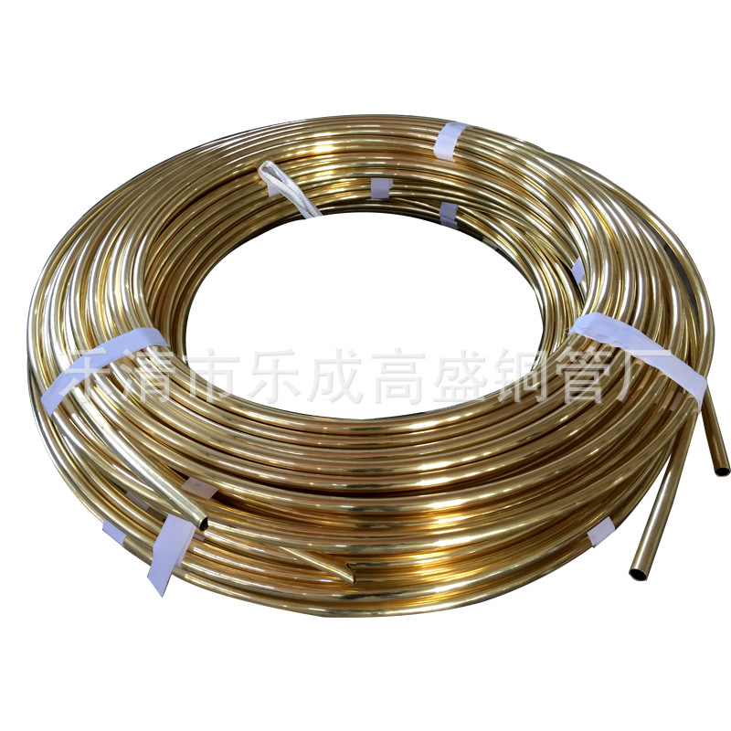 厂家黄铜管 黄铜无缝盘管H65 h65黄铜管管材
