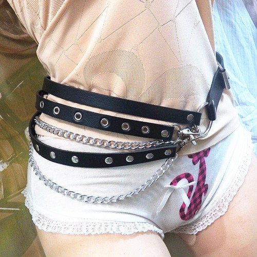 European and American cross-border new fashion versatile dress clothing accessories waist chain PENGK performance belt belt girdle
