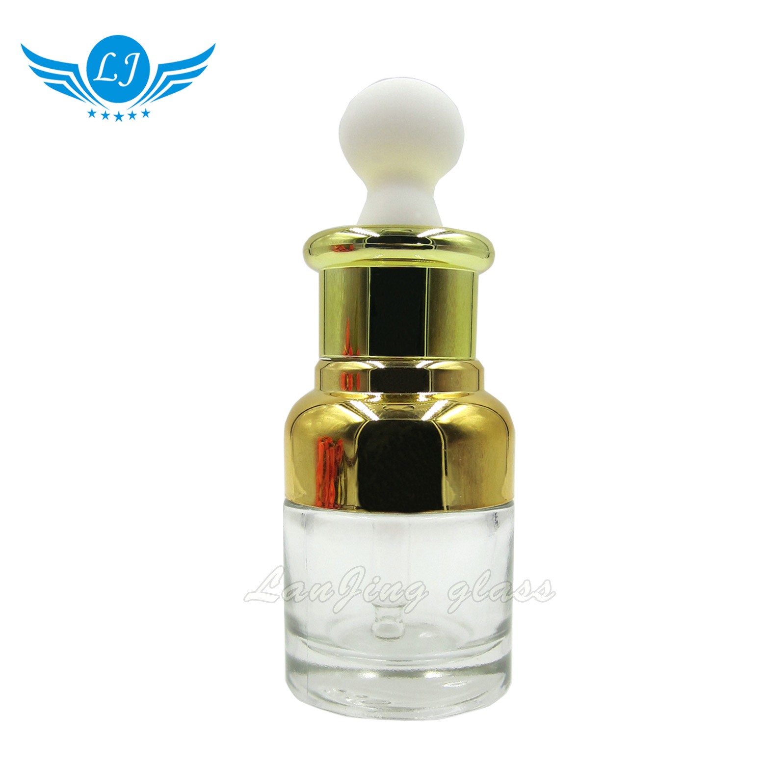 20ml高档精油瓶 玻璃滴管瓶 化妆品包材 原液精华瓶 现货 整套