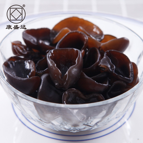 Kangwang Northeast Black Fungus Dried Goods Black Mountain Small Bowl Fungus Rootless Fungus 250g/500g Source Manufacturer Wholesale