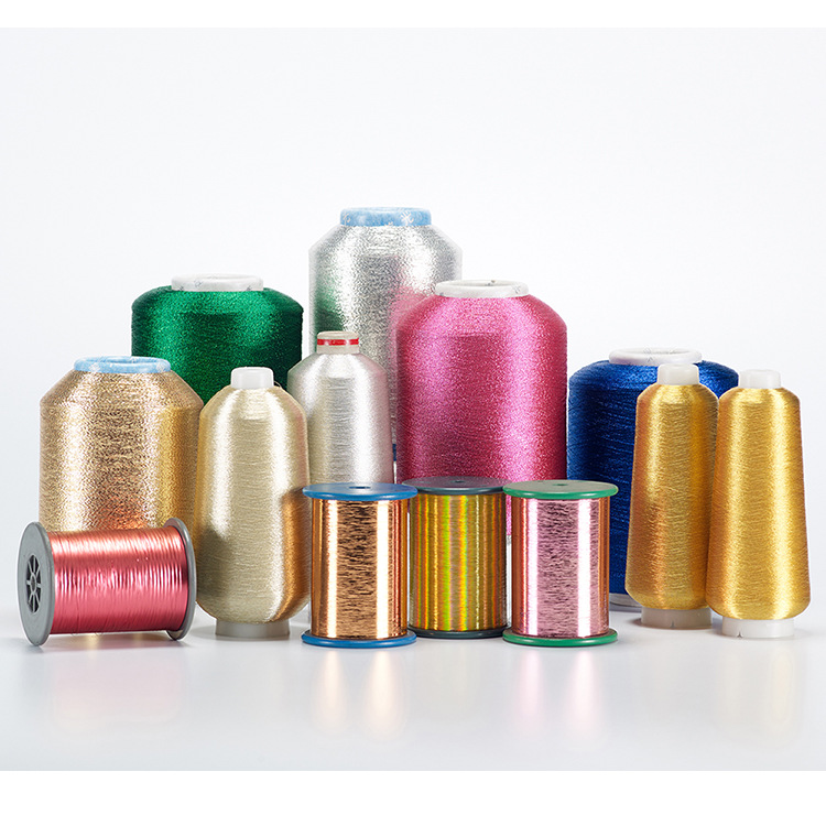 금은사 M형, MX형, MH형, MS형 반사사, 샘플 100g 이내 각 모델 색상의 자수실