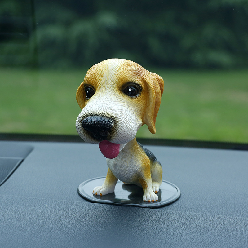 Car Accessories, Car Decorations, Cute Animal Home Decor Figurines, Cartoon Creative Cute Resin Bobblehead Dog