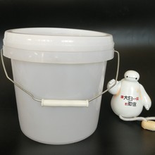 厂家销售4L塑料桶包装容器化工桶涂料桶加厚密封机油涂料塑料桶