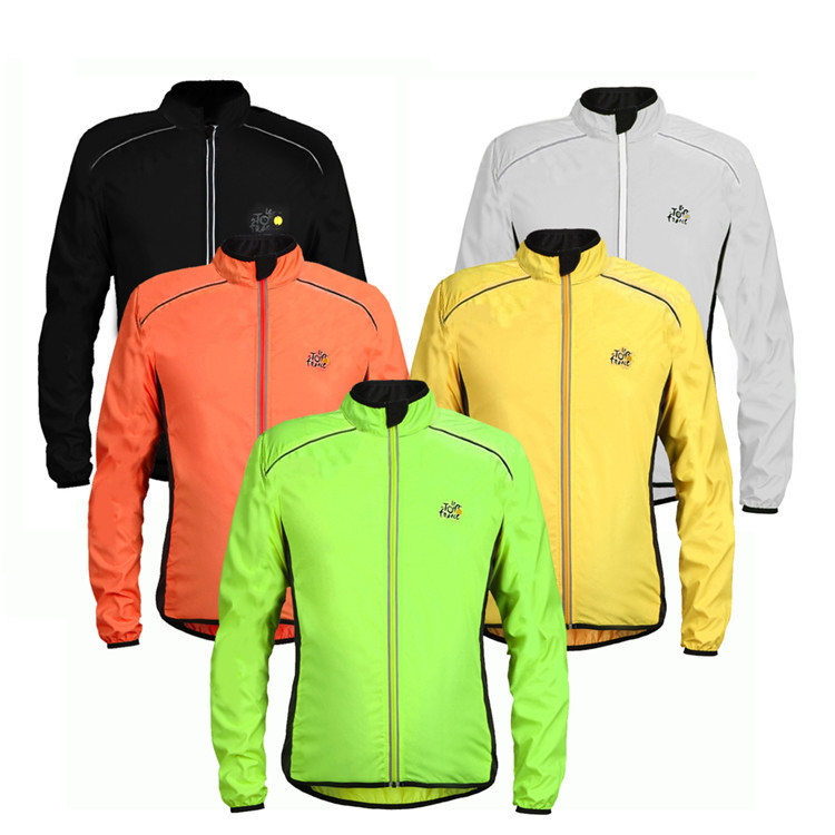 outdoors Riding Windbreaker Bicycle Mountain bike Windbreak coat Portable Invisible pocket Jersey jacket men and women