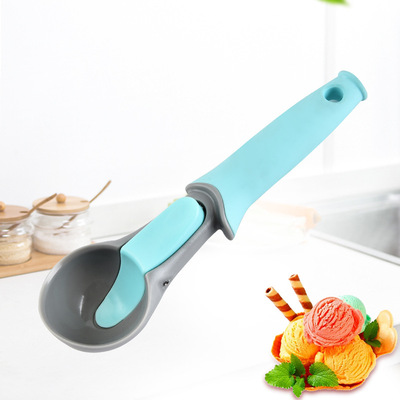 厂家批发雪糕勺冰激凌可弹式水果挖肉挖球勺子冰淇琳勺厨房用品