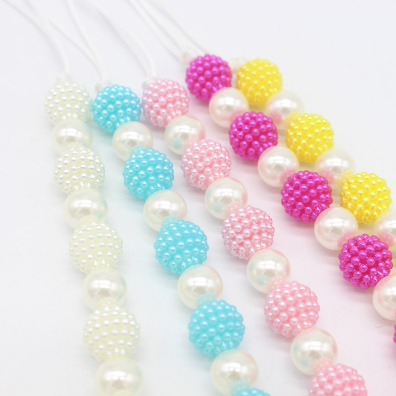 Suministros para bebés Cadena de chupete INS Hot Pearl cadena anti-caída Amazon Comercio exterior bebé chupete clip