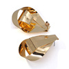 Acrylic metal earrings, European style, suitable for import