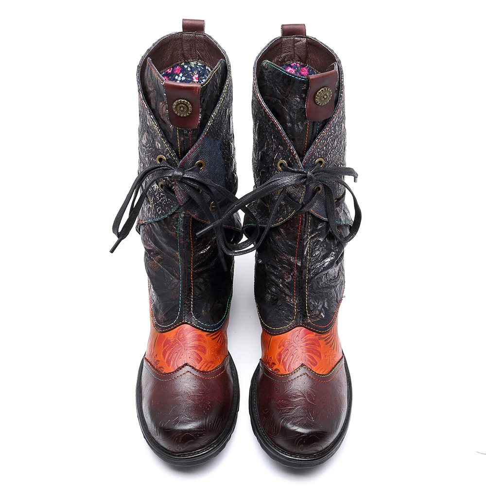 Bottes femme en En cuir - Ref 3354861 Image 18