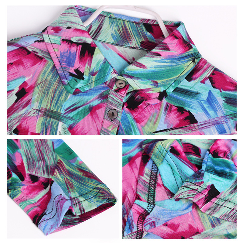 Silk Long Sleeve T Shirt for Women Lightweight Printed Slim Fit Spring Summer Casual Wear Wholesale Available