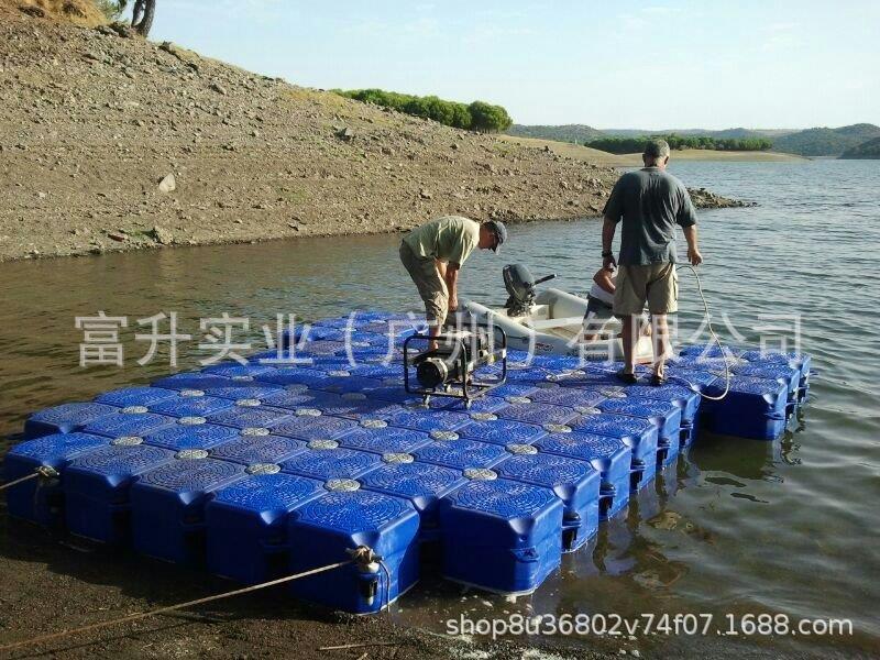 休闲娱乐高浮力塑料浮筒垂钓浮台水上钓鱼平台网箱养殖浮动码头-阿里巴巴