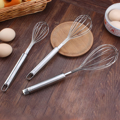 Factory wholesale stainless steel whisk, manual whisk, egg cream whipping, kitchen stainless steel utensils