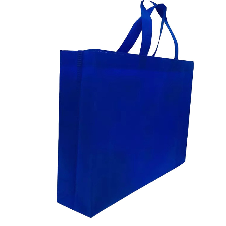 厂家定制现货无纺布热压一次成型手提袋可印LOGO购物空白手提袋