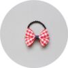 Children's hair rope handmade with bow for early age, fashionable hair accessory