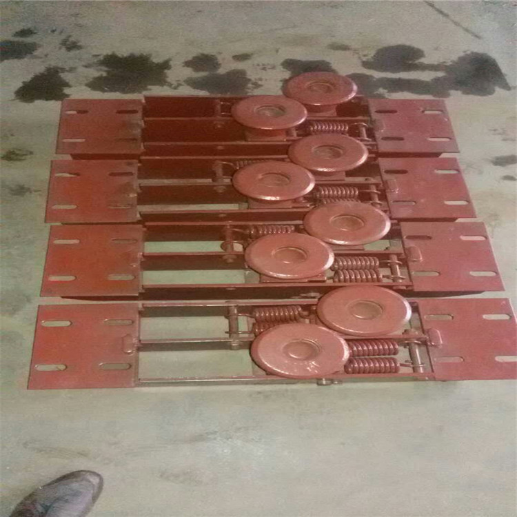 山东远大生产销售 托绳轮组无极绳绞车主压绳轮 组合弯道护轨装置