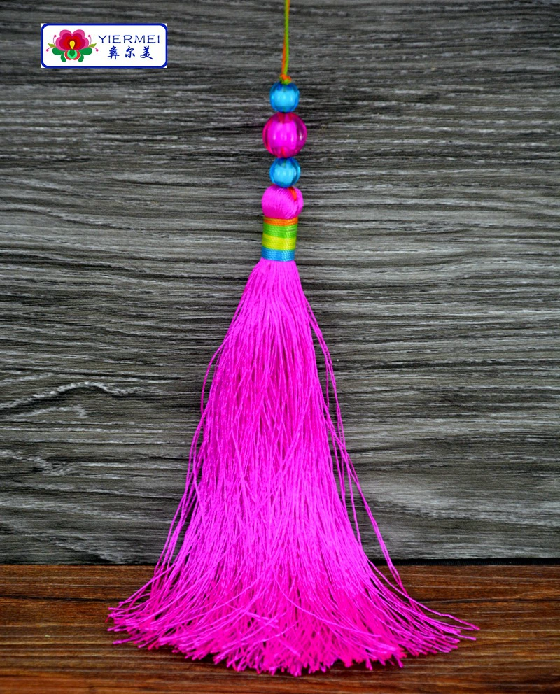 Arr; silk 6 cm polyester Miao style the Amau tassel dress tassel tassel DIY accessories tassels