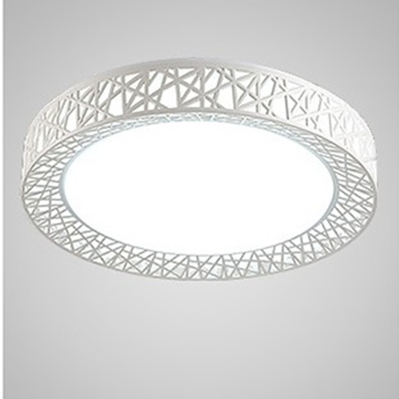 圆形鸟巢卧室灯led吸顶灯客厅灯现代简约创意儿童房间灯饰灯具