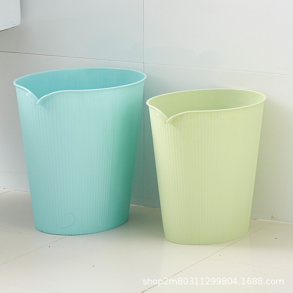 fashionable creative plastic garbage can for home use