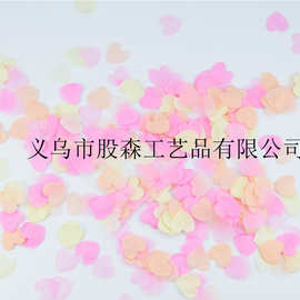 10g亚马逊热卖confetti爱心纸片气球填充圆纸屑2.5cm彩色婚礼抛洒