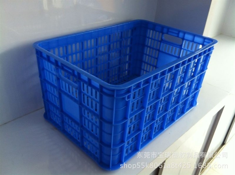 批发PE塑料箩筐 服装厂专用萝 市场周转萝 可折叠箩筐加厚