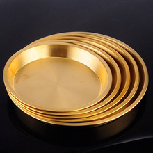 批發酒店用品銅盤加厚純銅蒸雞盤子多規格收藏擺設銅器盤子甜點盤