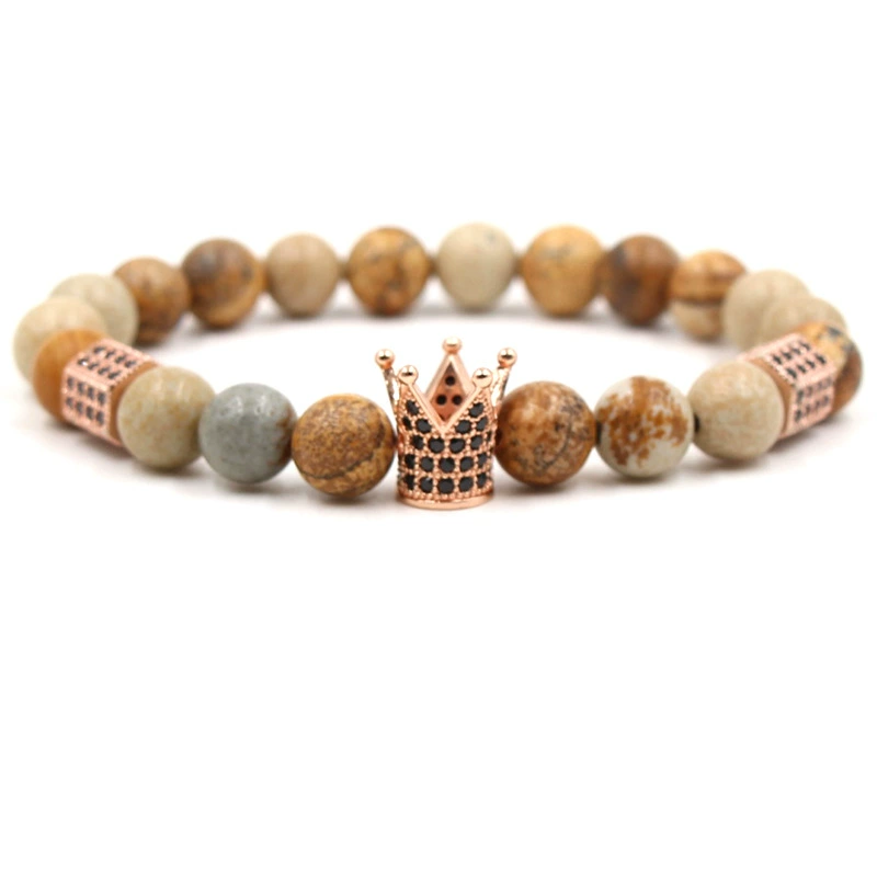 Golden black zirconium, elastic bracelet, Aliexpress, micro incrustation, pink gold