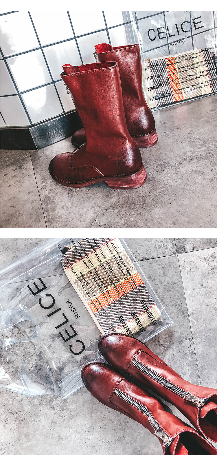 Bottes femme en En cuir - Ref 3354714 Image 19