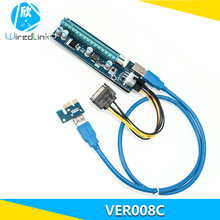 ȫʡVER008C PCI-eԿתӿӳߴLEDư 6PIn