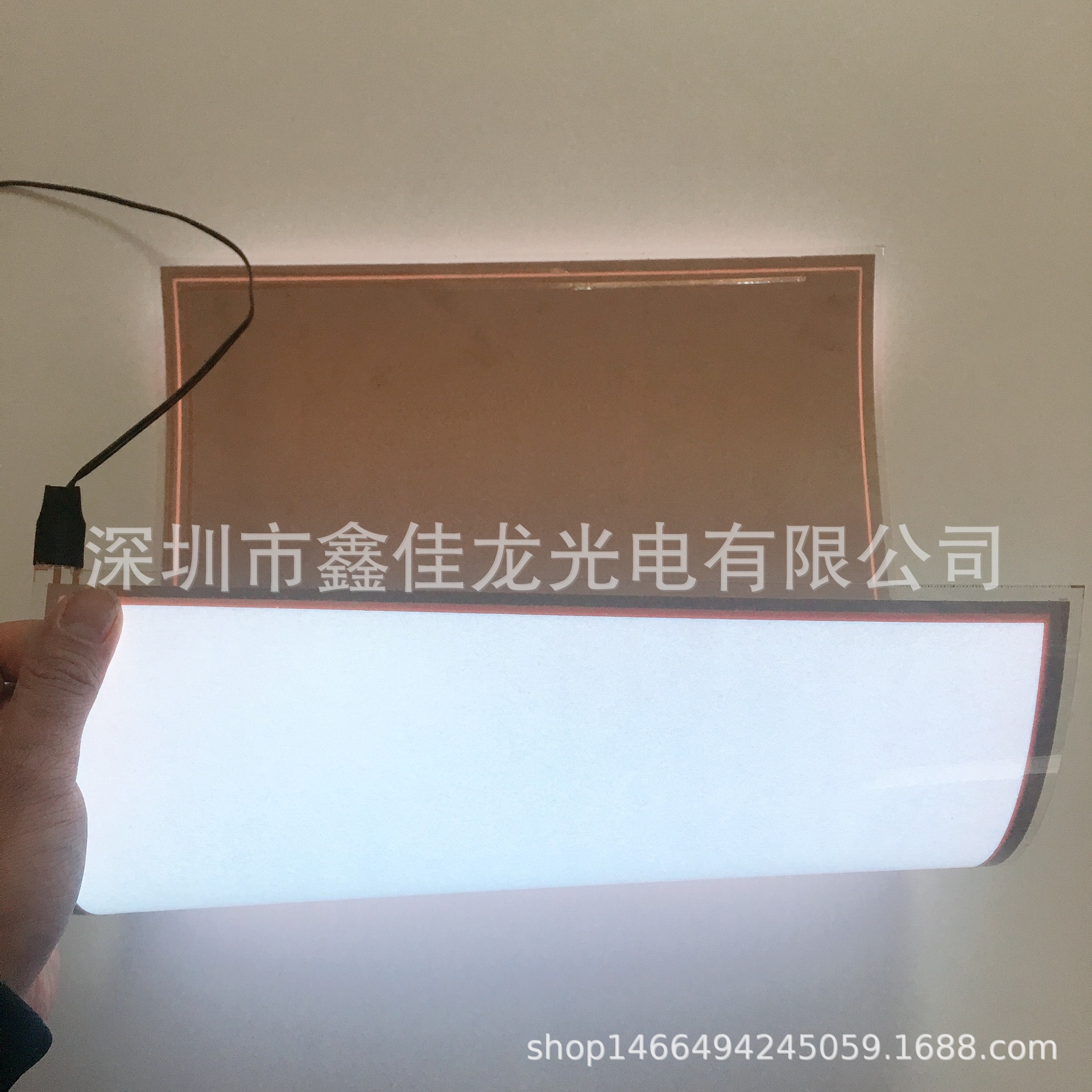 厂家直销el背光板发光片A4高亮LED背光 EL亮光片光源发光-阿里巴巴