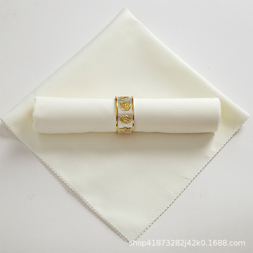 Hotel western restaurant napkin cloth white cup cloth thickened folding mat cloth table mat Nordic