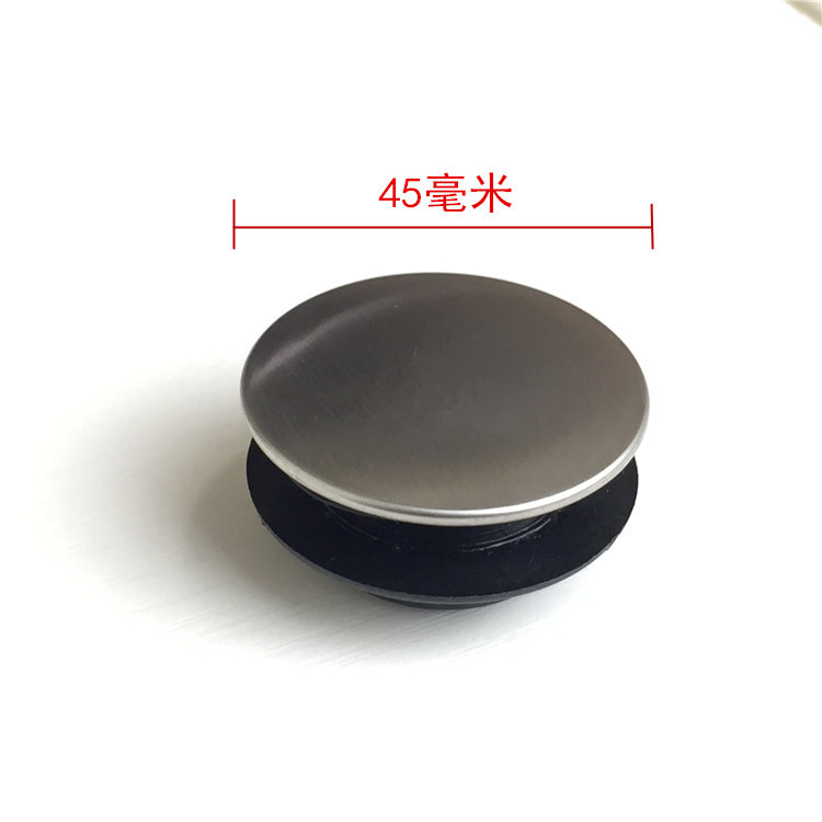 Factory wholesale 304 Stainless steel water tank Decorative cover Soap dispenser Faucet Stopper Washbasin Plug