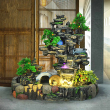 大型流水摆件 假山流水喷泉加湿装饰客厅阳台摆饰办公室开业摆件