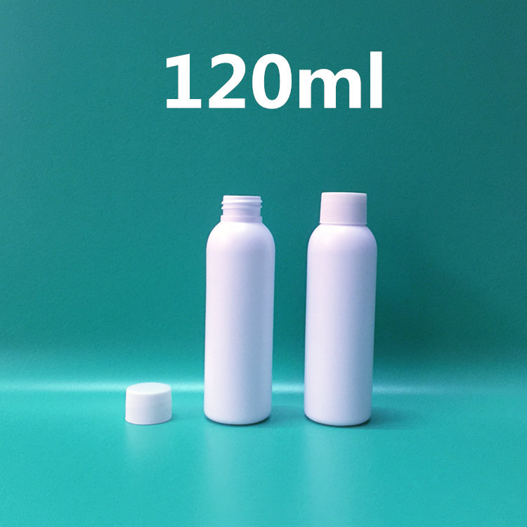 120mlPE分装塑料瓶圆肩样品清洁瓶医用瓶尖嘴瓶护理喷雾瓶液体瓶