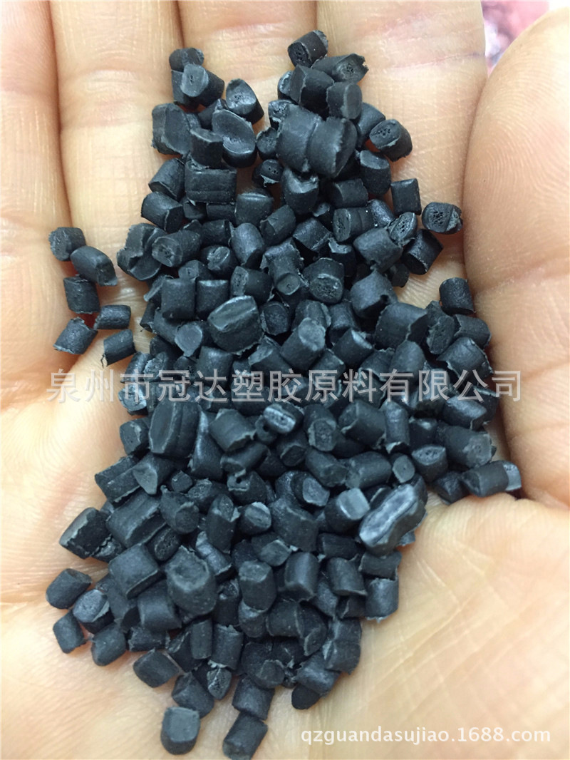 福建泉州厂家自产黑色HDPE中空料 低压PE中空料 PE中空料吹塑级