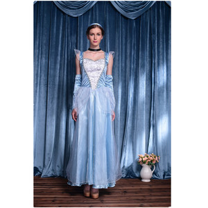 8177 Cinderella role play uniform Princess queen photo Costume