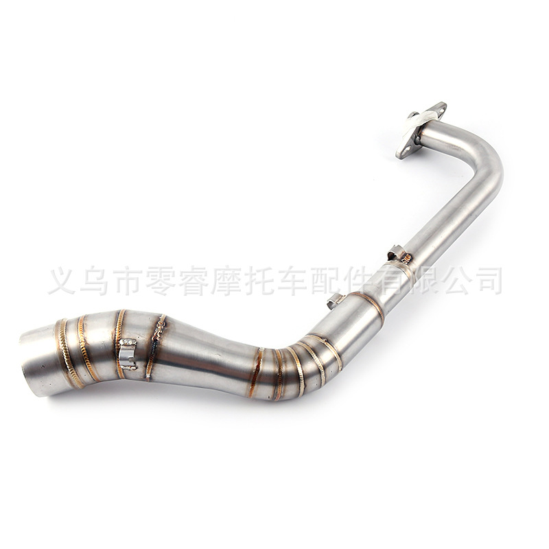 Suitable for Motorcycle Yamaha Nmax155 155 Modified Stainless Steel Exhaust Pipe Front Section
