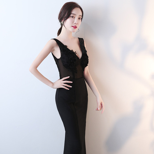 Evening dresses abito da sera Banque KTV Princess long dress sauna technician sexy beauty evening dress long night work clothes