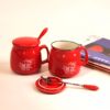 Ceramics, coffee cup with glass, Birthday gift, wholesale