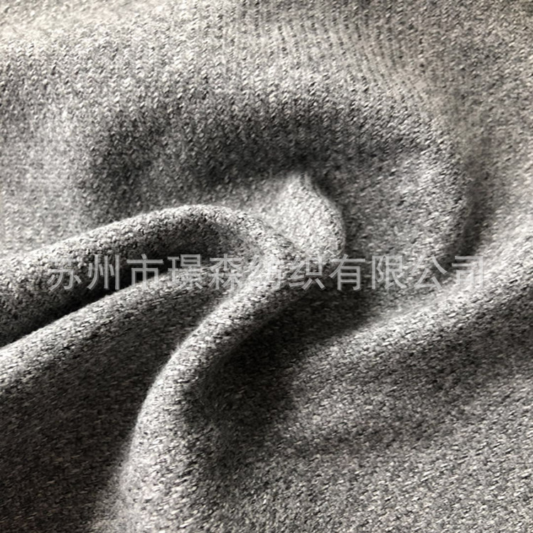 厂家直销 双色斜点绒 时尚男女装上衣外套双色仿麻面料 外单品质