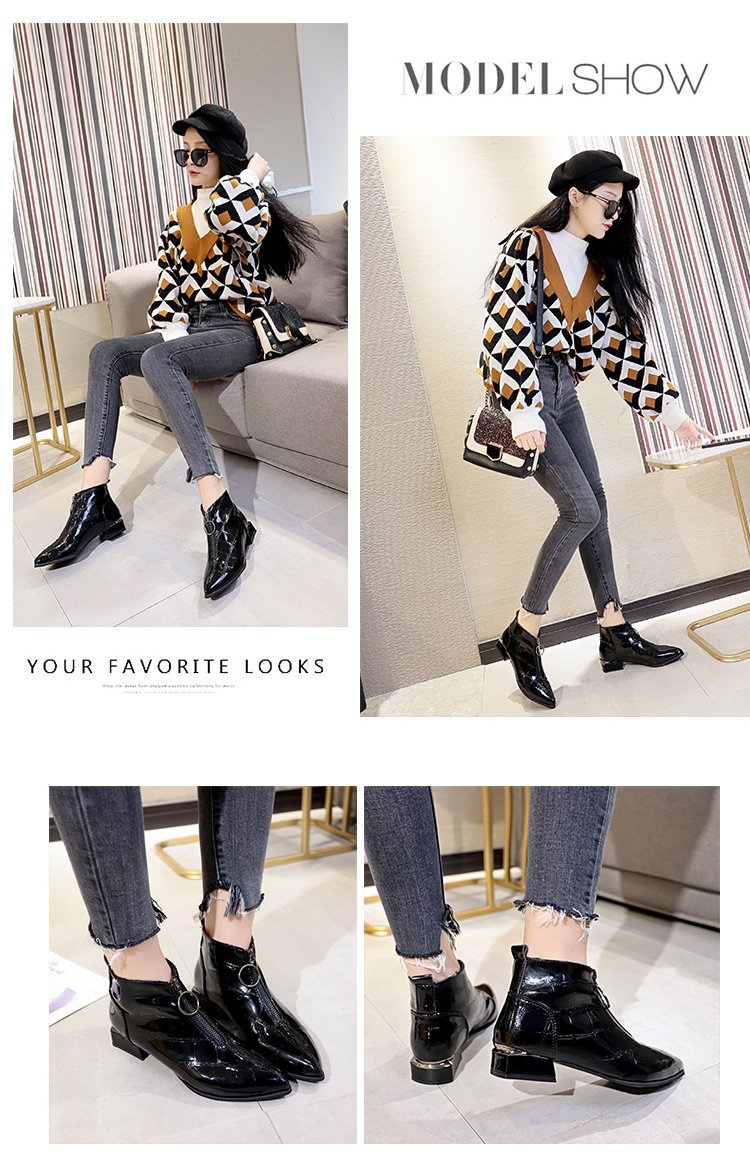 Bottes femme en PU artificiel - Ref 3355426 Image 10