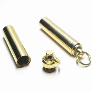 Mini Metal Waterproof Drug Storage Box with Pressing Craftwork and European Style for EDC Tool Equipment